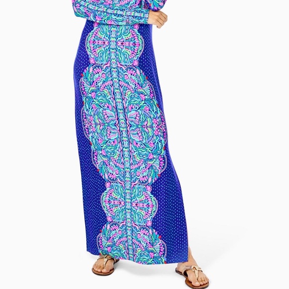 EUC LILLY PULITZER EMMARIE MAXI DRESS - Picture 13 of 15